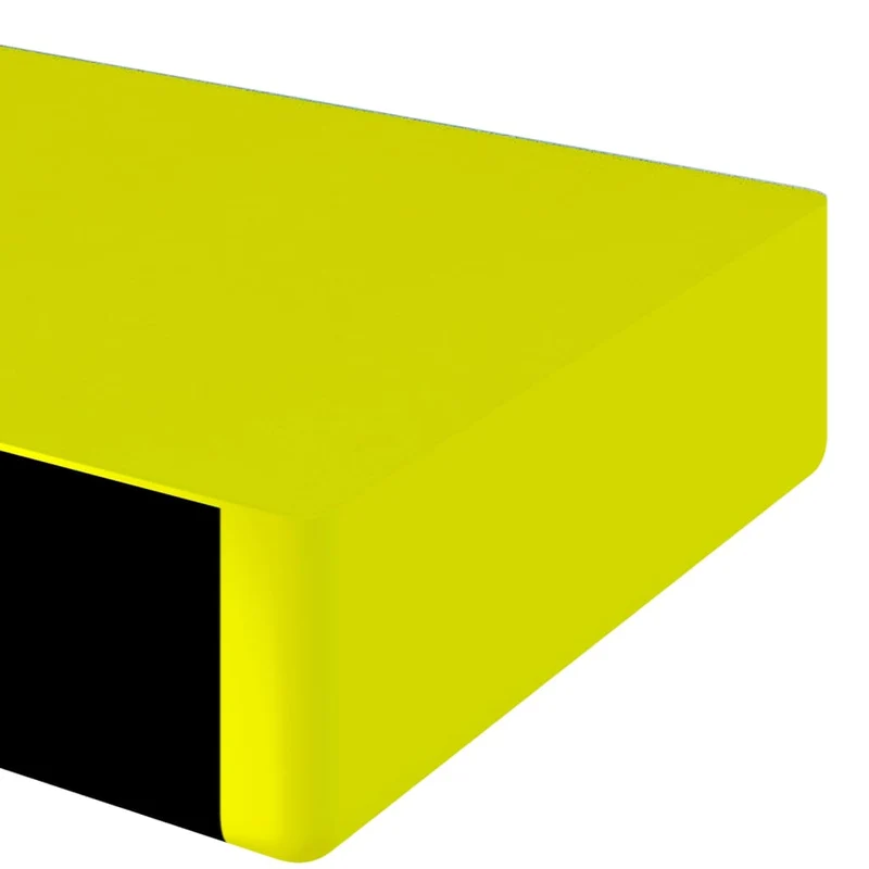 Protezione Angoli Garage Depositi Giallo e Nero 6x2x101,5 cm in PU