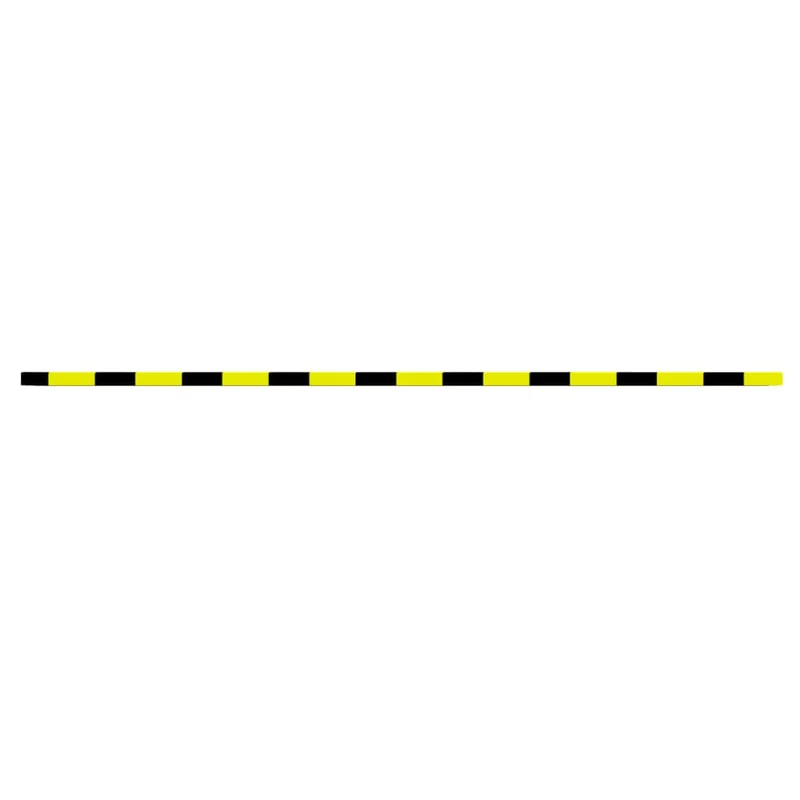Protezione Angoli Garage Depositi Giallo e Nero 6x2x101,5 cm in PU
