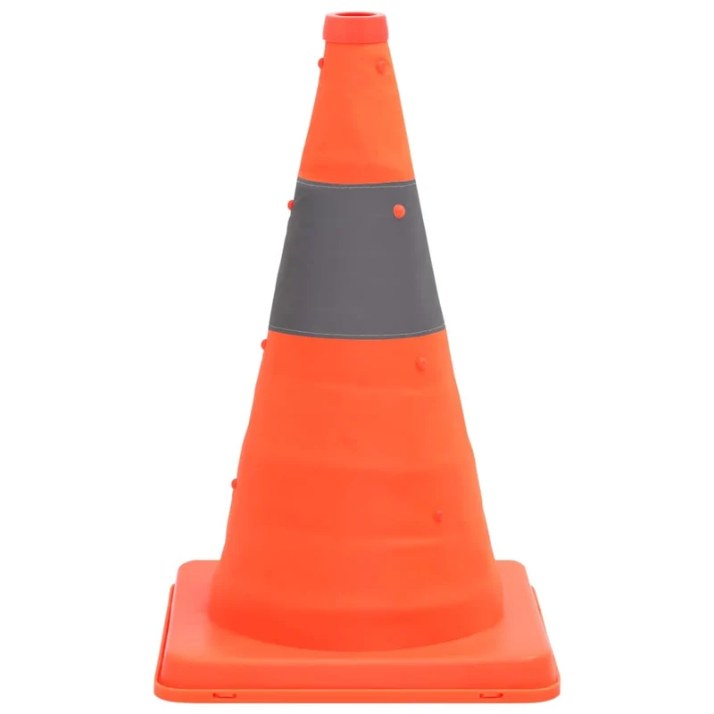 Coni Stradali Segnaletici Emergenza Catarifrangente Pop-Up 10 pz 42 cm