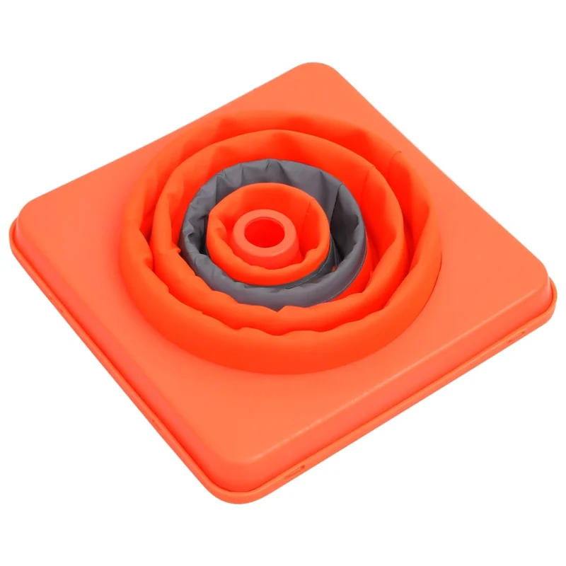 Coni Stradali Segnaletici Emergenza Catarifrangente Pop-Up 10 pz 42 cm