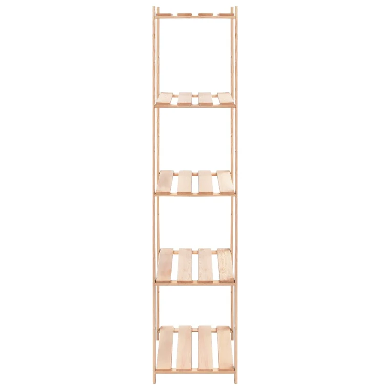 Scaffale a 5 Livelli shabby in Massello di Pino 80x38x170 cm 250 kg