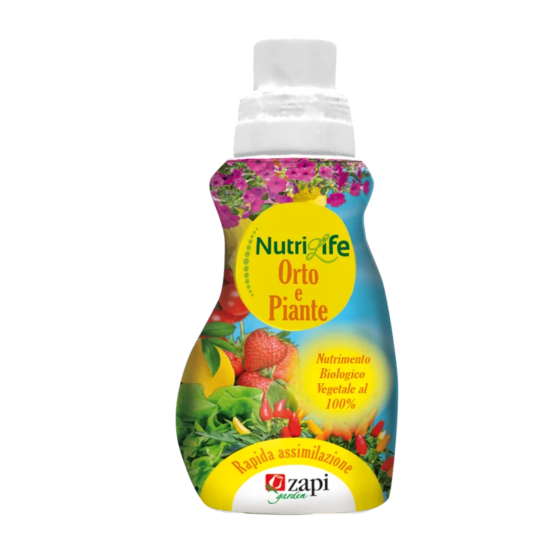Concime liquido vegetale per orto e piante Zapi Nutrilife Bio Orto e Piante 1 kg