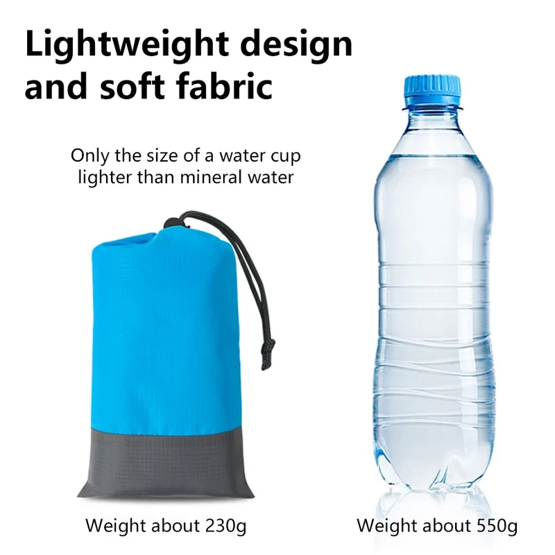 Stranddeken Zandvrij 200×210 cm – Waterdichte Outdoor Deken met Ankerpinnen
