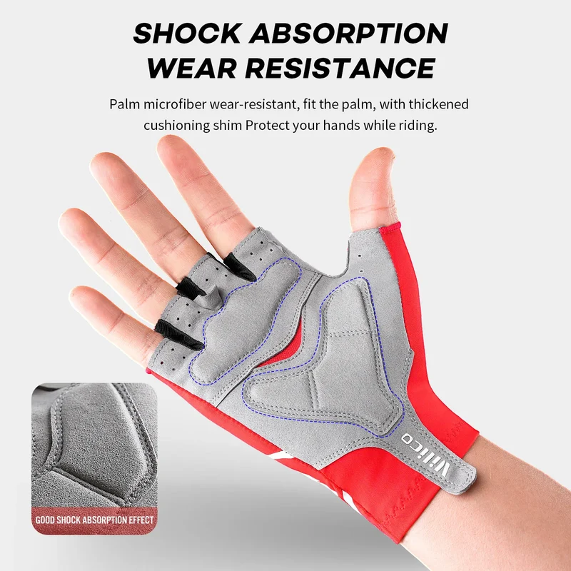 Halfvinger Fietshandschoenen – Antislip Grip & Ademend Comfort voor MTB en Racefiets