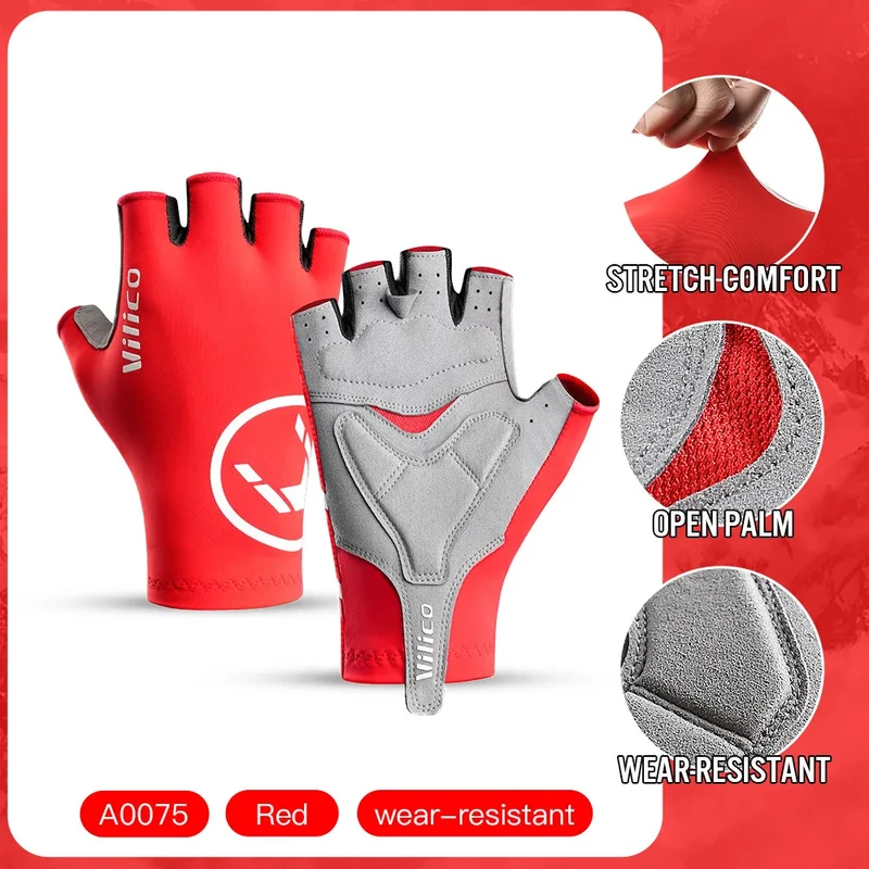 Halfvinger Fietshandschoenen – Antislip Grip & Ademend Comfort voor MTB en Racefiets