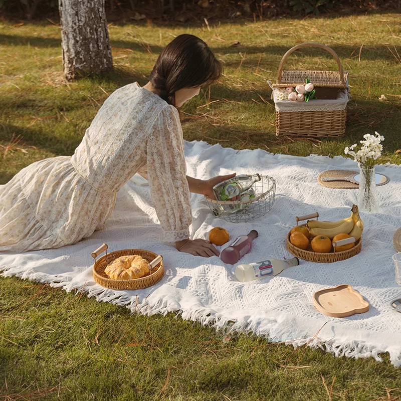 Picknickkleed voor Buiten – Groot, Zacht en Lichtgewicht Picknickdeken