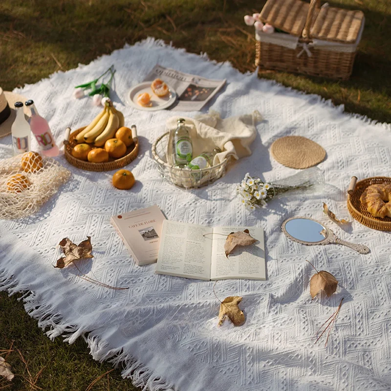 Picknickkleed voor Buiten – Groot, Zacht en Lichtgewicht Picknickdeken