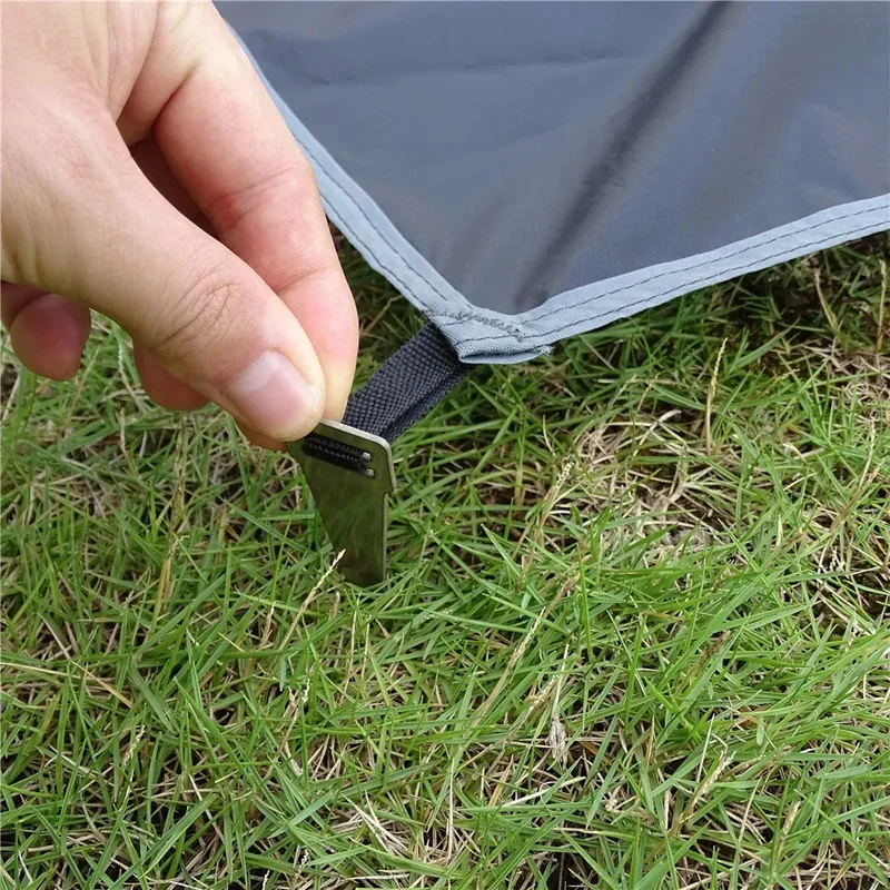 Waterdicht Grondzeil Camping – Ultralicht Picknickkleed met Haringen & Opbergtas