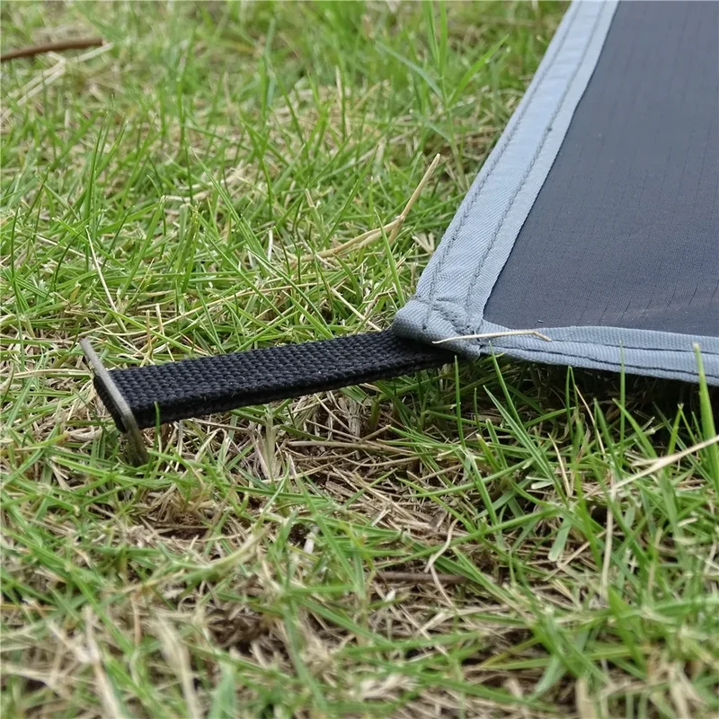 Waterdicht Grondzeil Camping – Ultralicht Picknickkleed met Haringen & Opbergtas