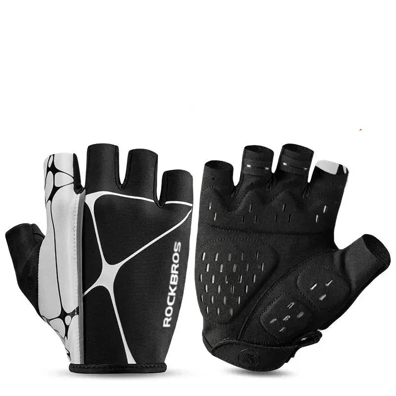 Halfvinger Fietshandschoenen – Ademend Design met Schokabsorberende Grip