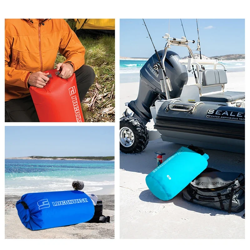 Waterdichte Dry Bag – 190T Outdoor Opbergtas met Rolsluiting (3–75L)
