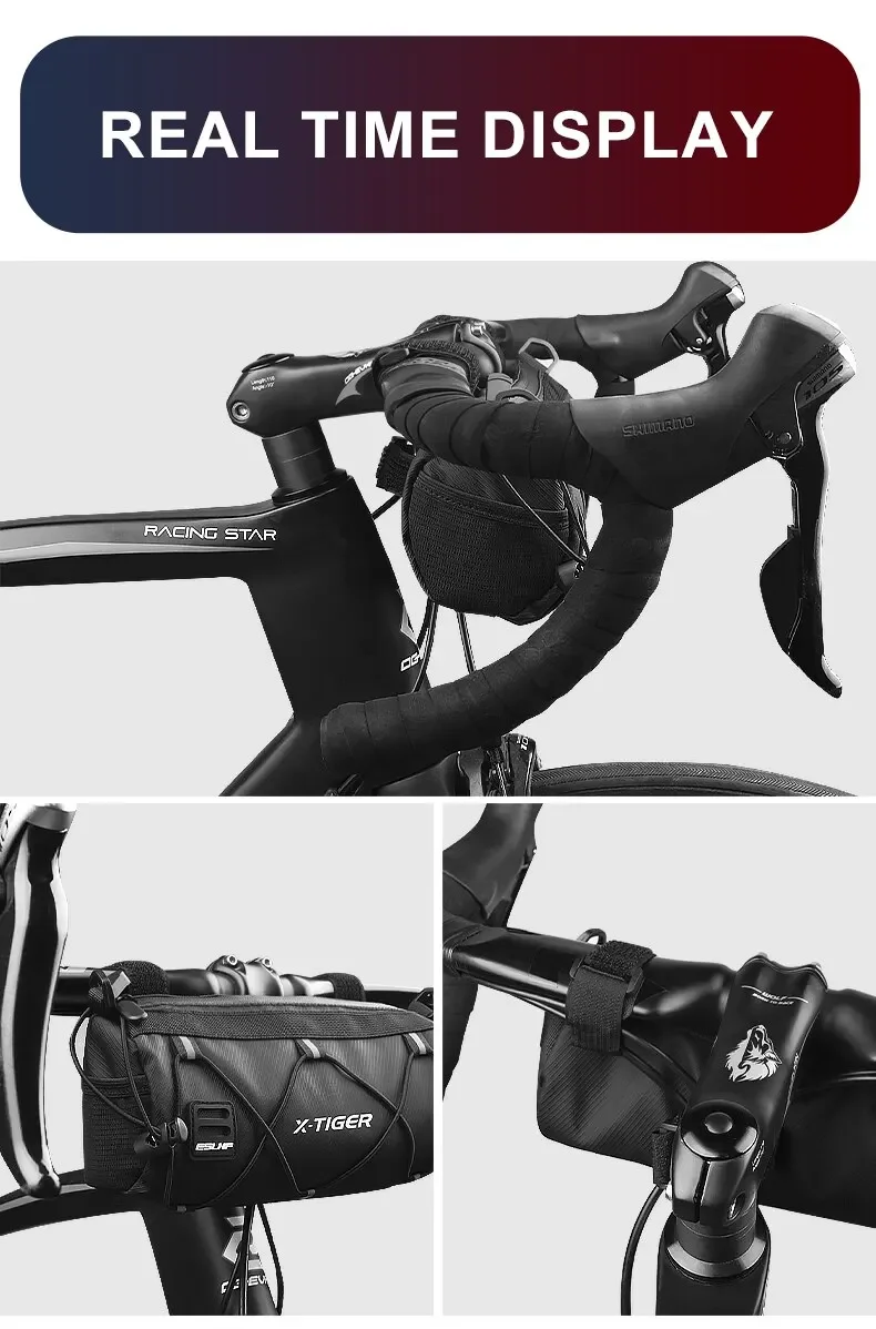 Multifunctionele Fietstas – Waterdicht 600D Nylon & Ruime Opbergruimte