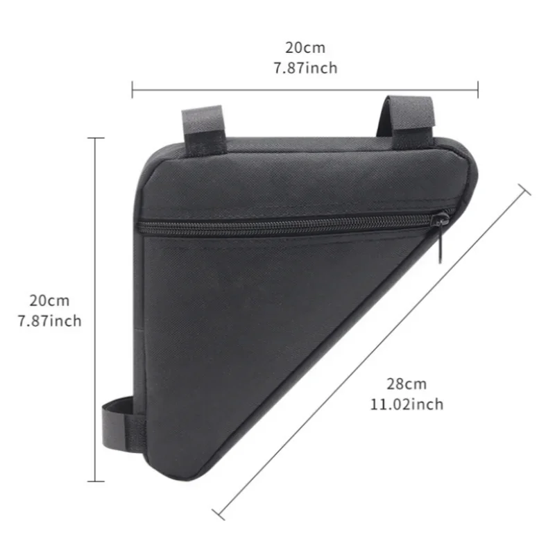 Fiets Frame Tas Driehoek – Waterdichte Opbergtas met Reflecterende Details
