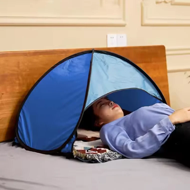 Mini Pop-Up Strandtent – Compacte Zonnescherm Tent met UV Bescherming