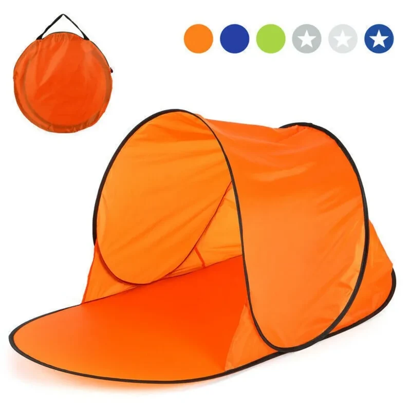 Pop-Up Strandtent UV Bescherming – Opvouwbare Strand Shelter met Draagtas