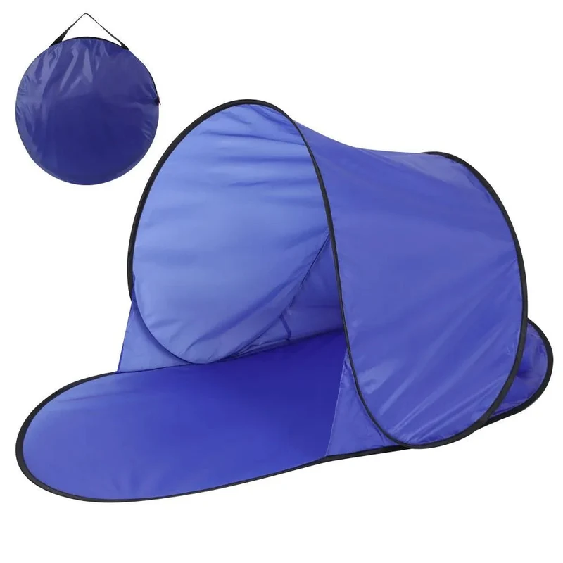 Pop-Up Strandtent UV Bescherming – Opvouwbare Strand Shelter met Draagtas