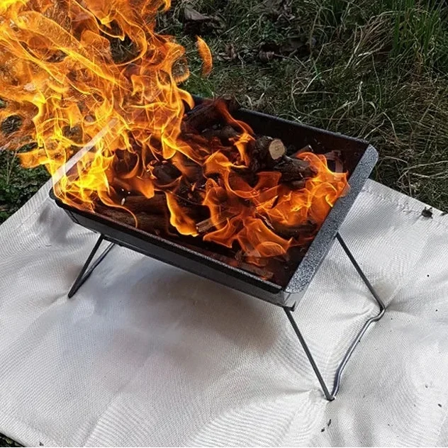Vuurvaste Isolatiemat Glasvezel – Hittebestendige BBQ Mat tot 800°C voor Barbecue en Outdoor