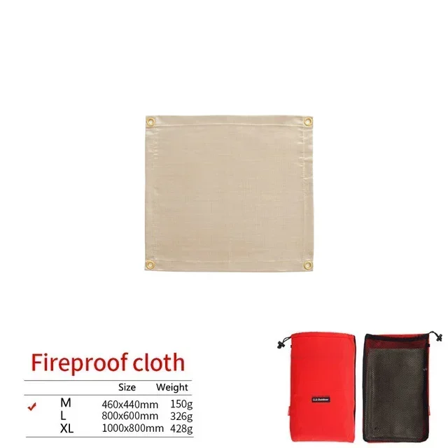 Vuurvaste Isolatiemat Glasvezel – Hittebestendige BBQ Mat tot 800°C voor Barbecue en Outdoor