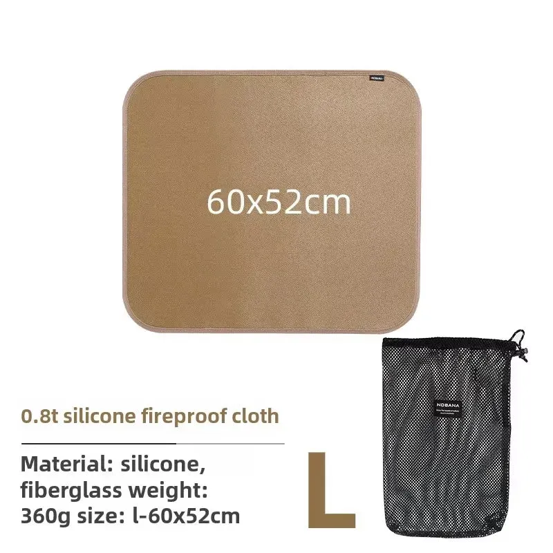 Vuurvaste Isolatiemat Glasvezel – Hittebestendige BBQ Mat tot 800°C voor Barbecue en Outdoor