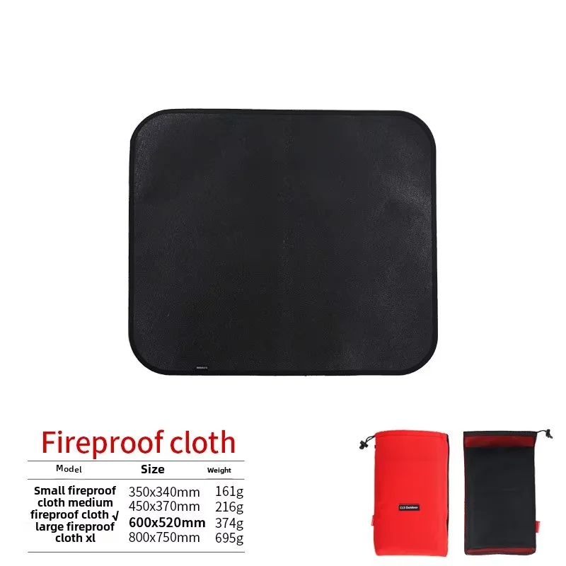 Vuurvaste Isolatiemat Glasvezel – Hittebestendige BBQ Mat tot 800°C voor Barbecue en Outdoor