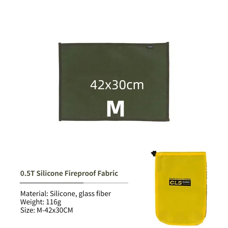 Vuurvaste Isolatiemat Glasvezel – Hittebestendige BBQ Mat tot 800°C voor Barbecue en Outdoor