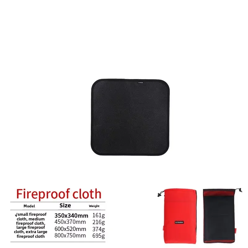 Vuurvaste Isolatiemat Glasvezel – Hittebestendige BBQ Mat tot 800°C voor Barbecue en Outdoor
