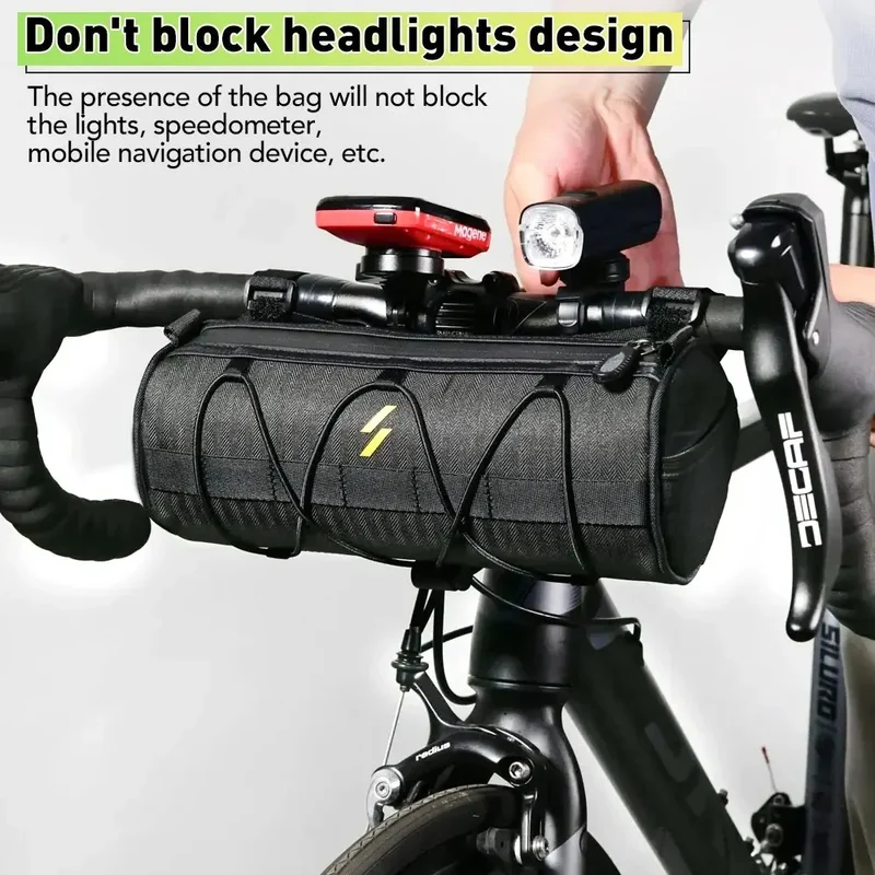 Fiets Stuur Tas Waterdicht – 2.5L Opbergtas met Snelle Bevestiging & Compact Design