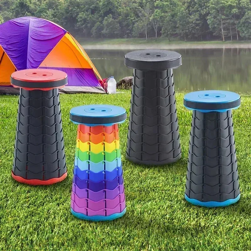 Opvouwbare Kruk – Verstelbare Hoogte, Draagbaar Design & Stevig Kunststof voor Outdoor