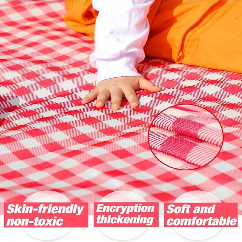 Picknickdeken Waterdicht – 140×190 cm met Handvat, Lichtgewicht & Opvouwbaar