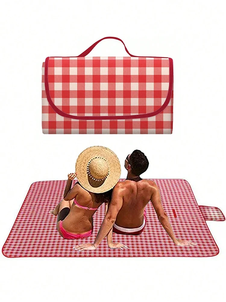Picknickdeken Waterdicht – 140×190 cm met Handvat, Lichtgewicht & Opvouwbaar