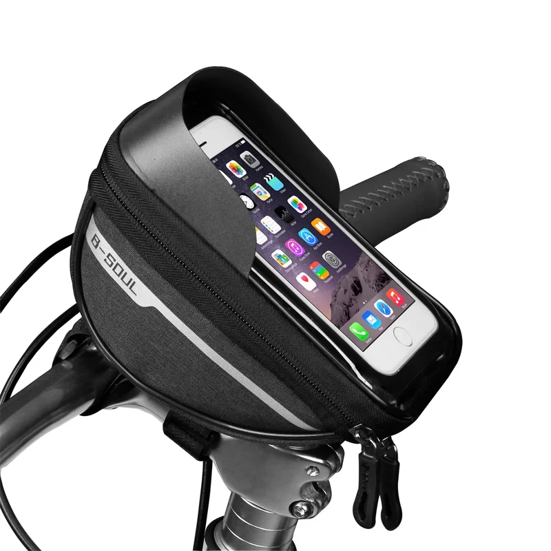 Fietsstuurtas met Touchscreen – Smartphonehouder, Compact & Waterafstotend