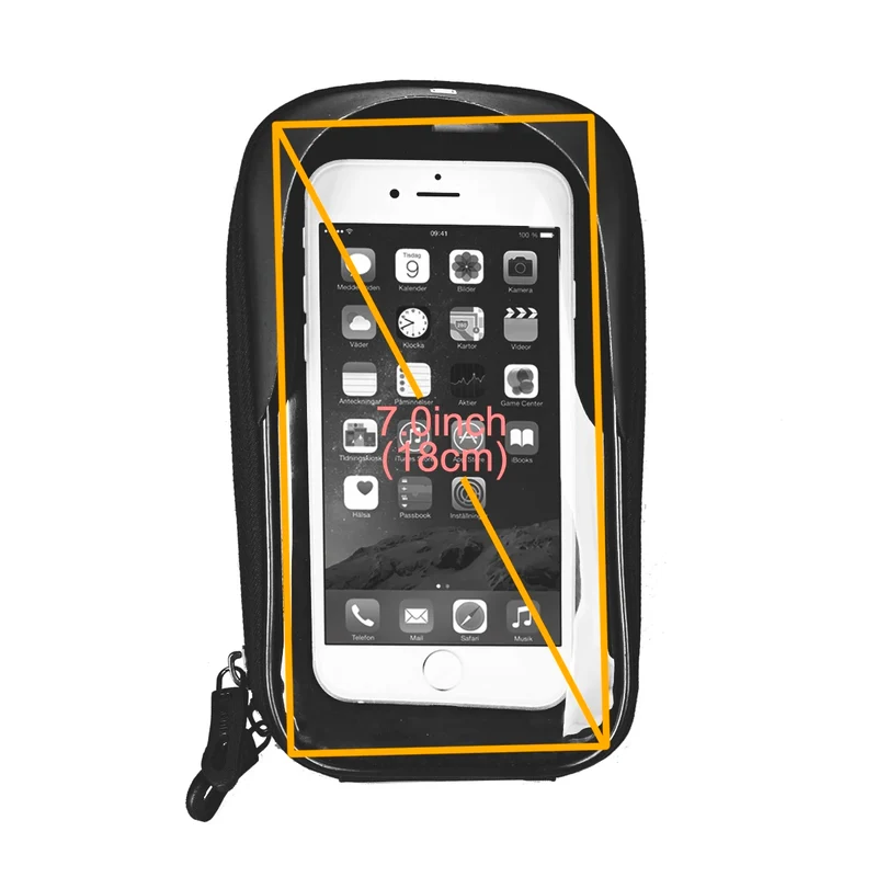 Fietsstuurtas met Touchscreen – Smartphonehouder, Compact & Waterafstotend