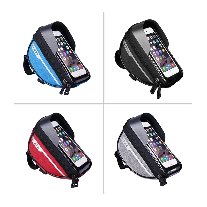 Fietsstuurtas met Touchscreen – Smartphonehouder, Compact & Waterafstotend