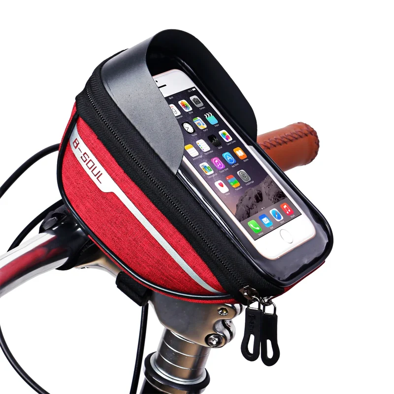 Fietsstuurtas met Touchscreen – Smartphonehouder, Compact & Waterafstotend