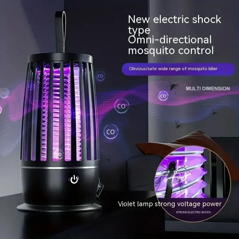 Muggenlamp – USB Oplaadbaar, Elektrisch Raster & Compact Design