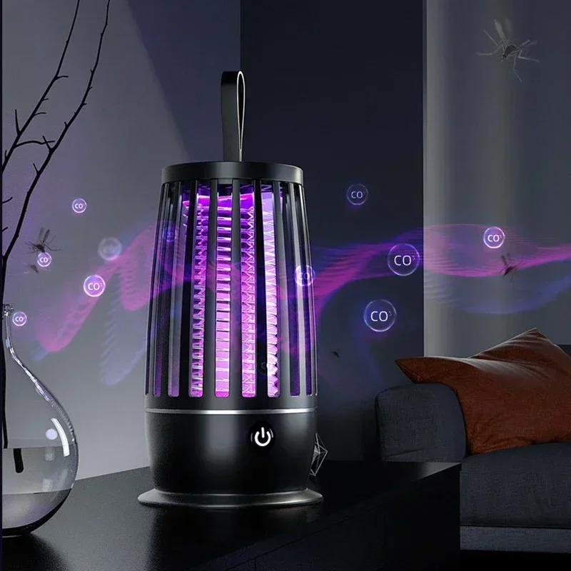 Muggenlamp – USB Oplaadbaar, Elektrisch Raster & Compact Design