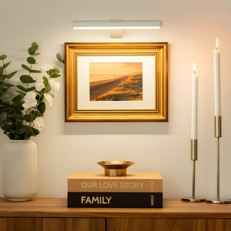 Wireless Wall Lamp for Paintings Adjustable LED Lighting