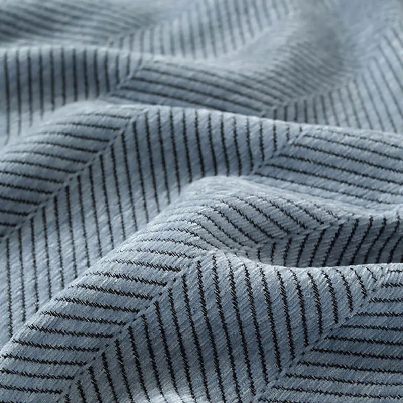 Herringbone Sofa Cover with Fringes Protective Decorative Throw