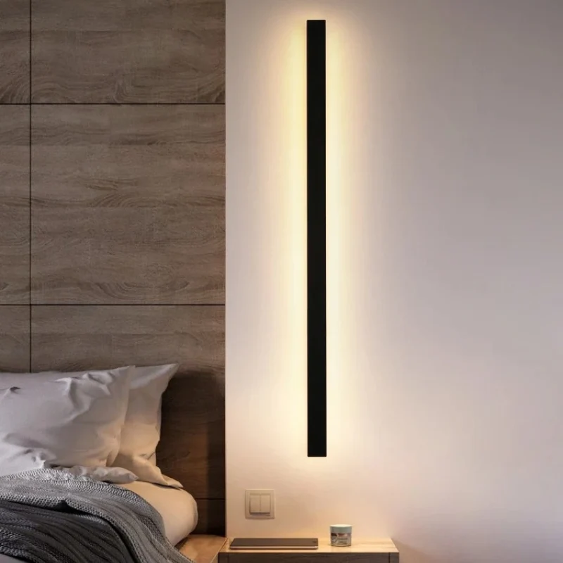 Slim outdoor LED lamp modern wall sconce terrace porch