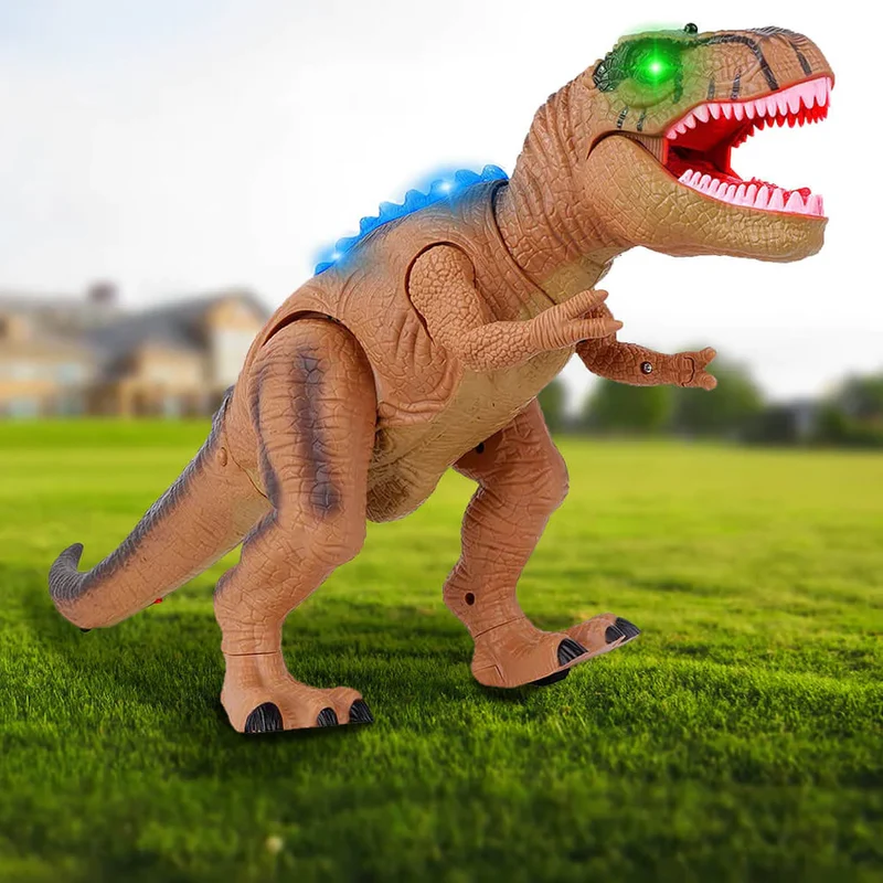 Interactive Dinosaur Toy with Sound and LED Effects
