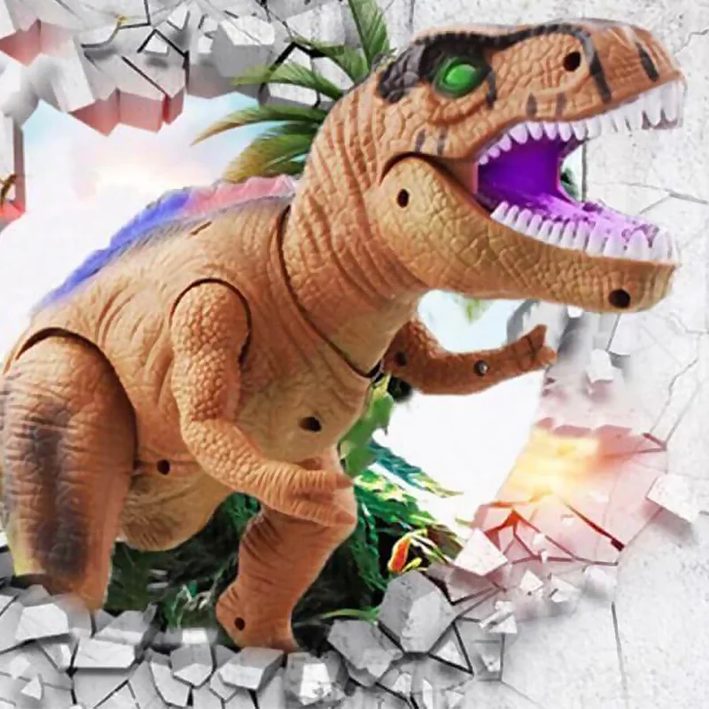 Interactive Dinosaur Toy with Sound and LED Effects