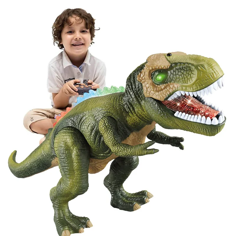 Interactive Dinosaur Toy with Sound and LED Effects
