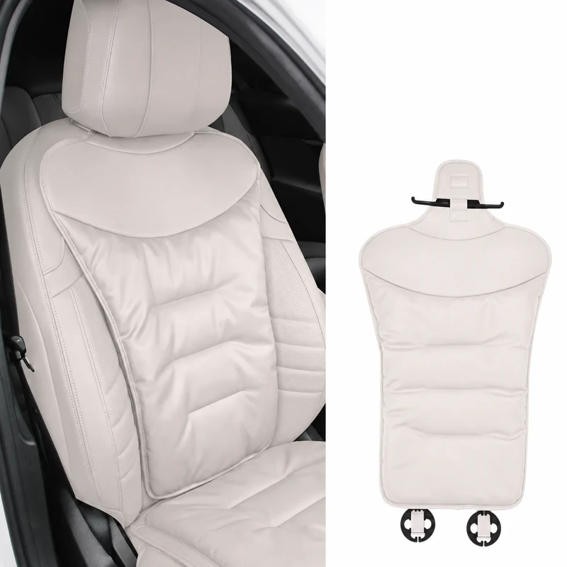 Car seat cushion with lumbar support breathable back pain relief