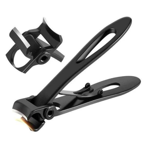 Reinforced precision nail clippers for thick toenails