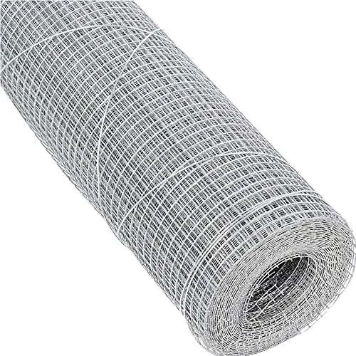 Rete Metallica Elettrosaldata 50cm x 10mt Maglia 6 x 6 mm Zincata Recinsione