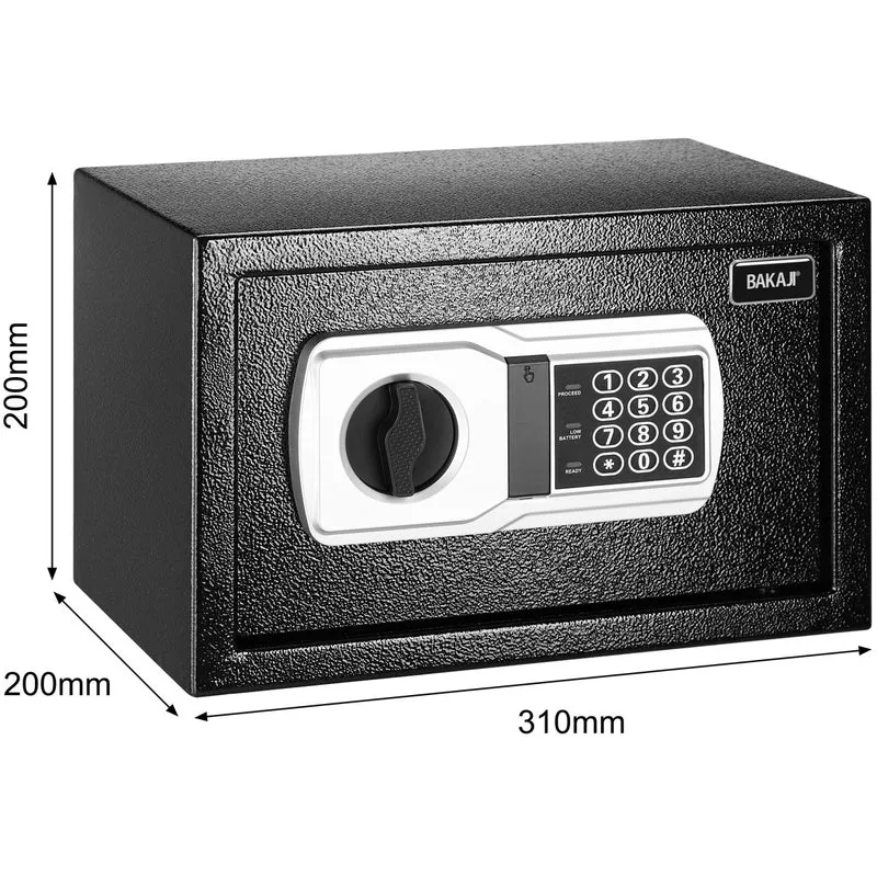 Cassaforte a Muro Numerica Digitale Elettronica 31x20x20 cm Sicurezza Casa Hotel