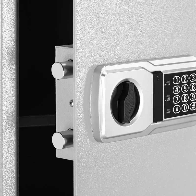 Cassaforte Elettronica di sicurezza 40x35x40cm Porta documenti Valori Casa Hotel