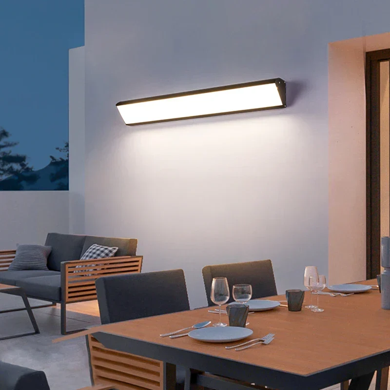 Modern waterproof outdoor LED wall lamp