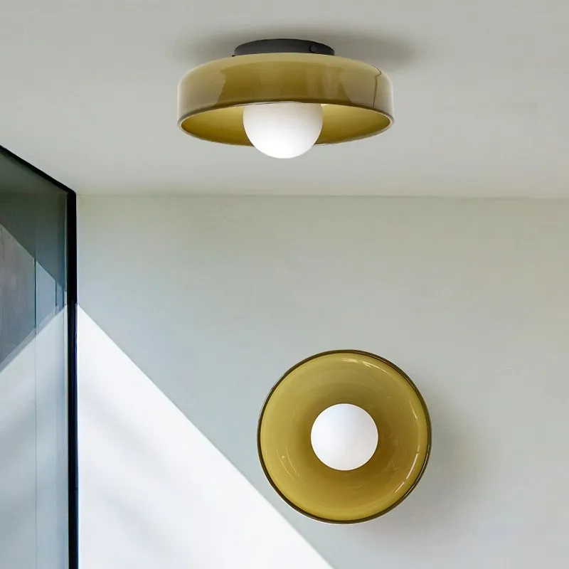 Scandinavian LED ceiling lamp in minimalist Nordic style