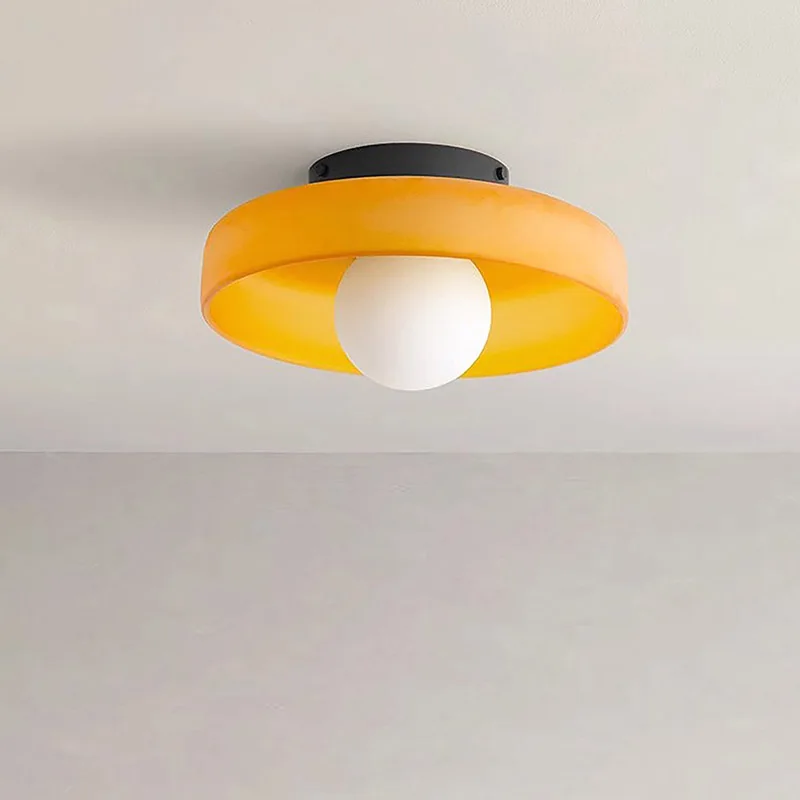 Scandinavian LED ceiling lamp in minimalist Nordic style